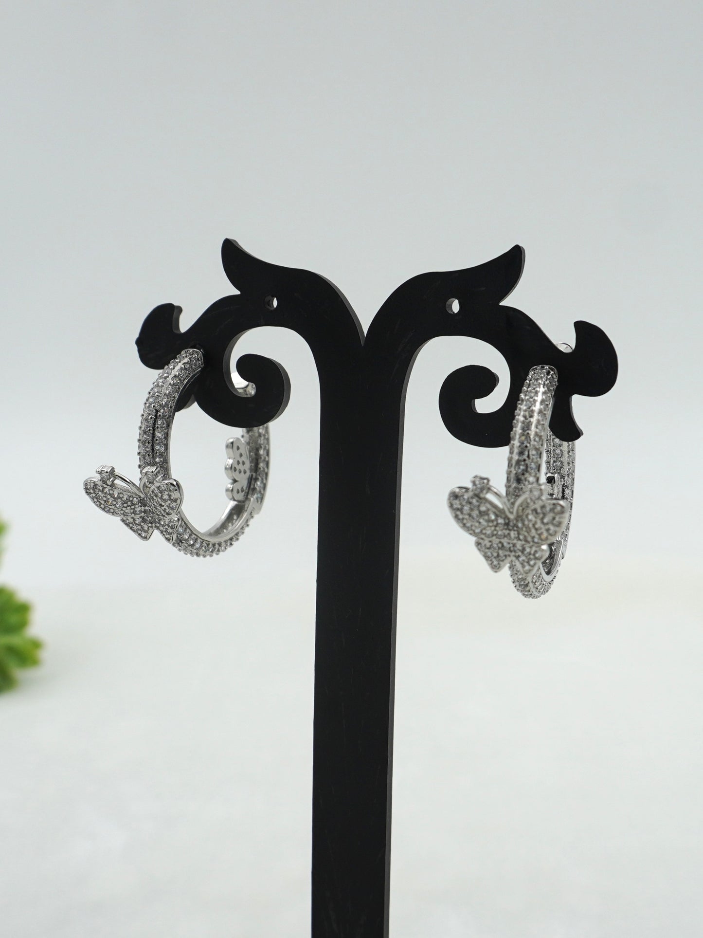 SILVER ELENA ZIRCONIA EARRINGS