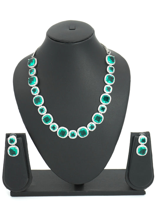 GREEN HILDA NECKLACE SET