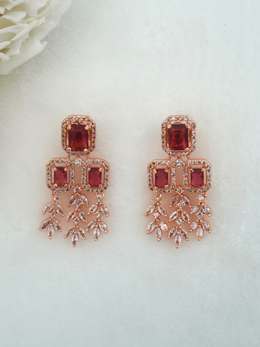 RUBY QUINN ZIRCONIA EARRINGS