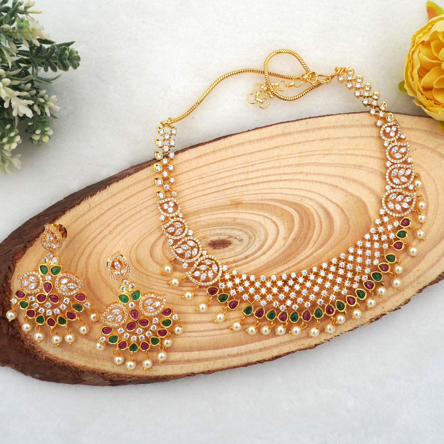 MULTICOLOR RENUKA NECKLACE SET