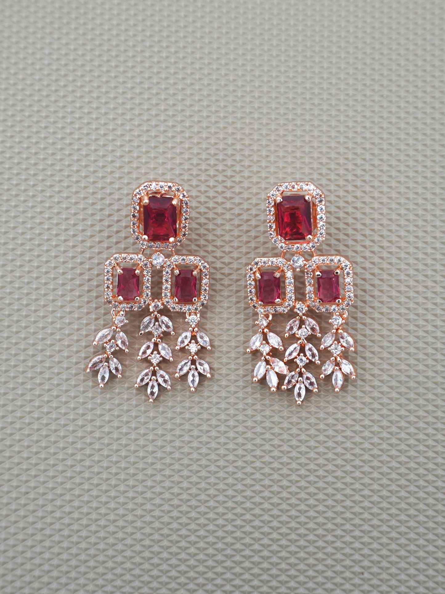 RUBY QUINN ZIRCONIA EARRINGS