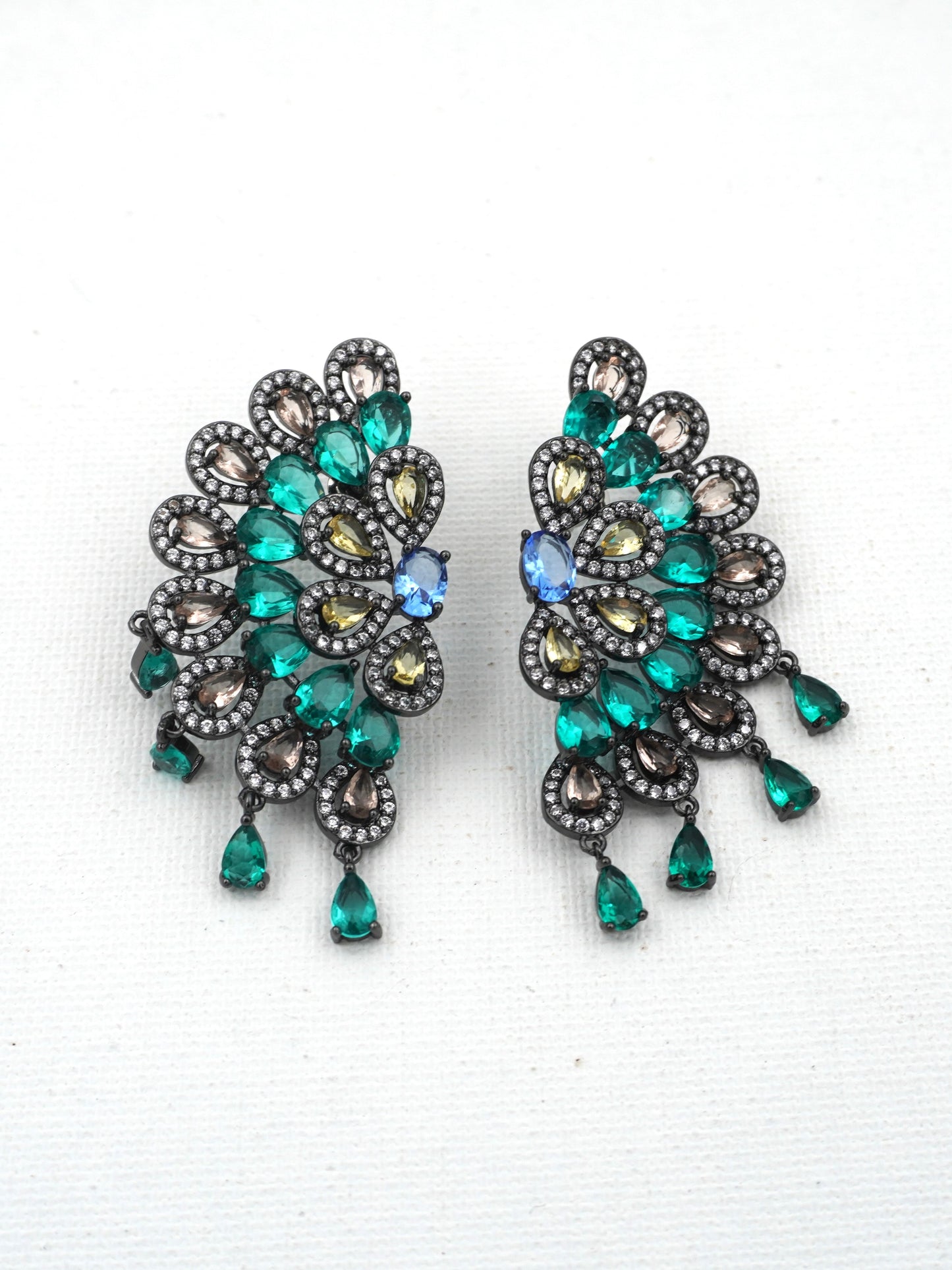 MULTICOLOR GRETA ZIRCONIA EARRINGS