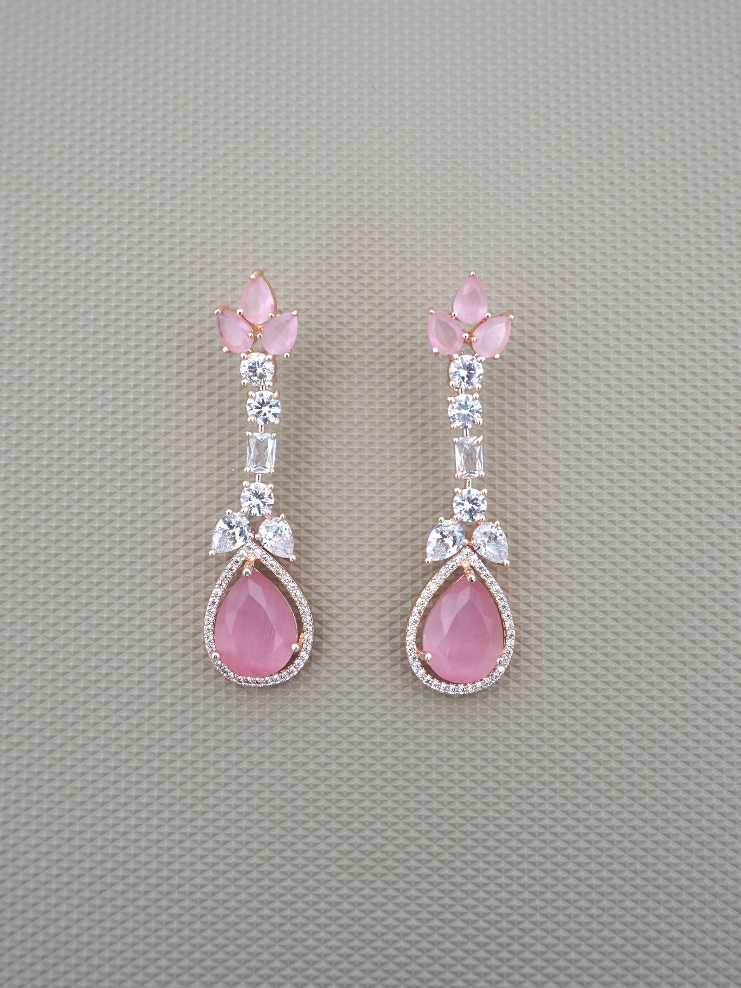 PINK ELLIE ZIRCONIA EARRINGS