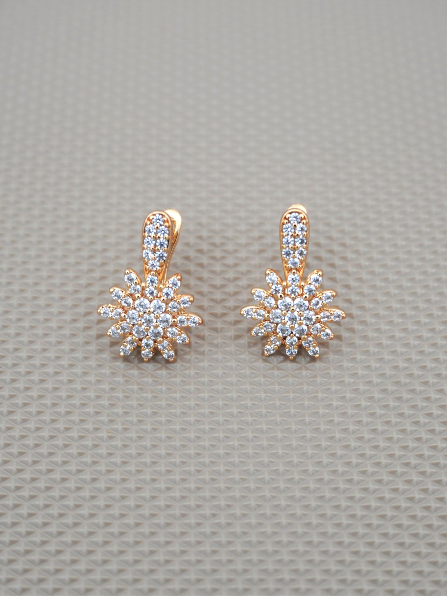 ROSE GOLD ANYLA ZIRCONIA STUDS