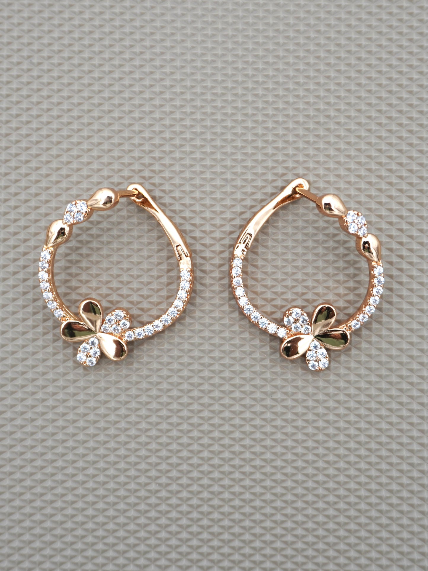 GOLD AIZA ZIRCONIA EARRINGS