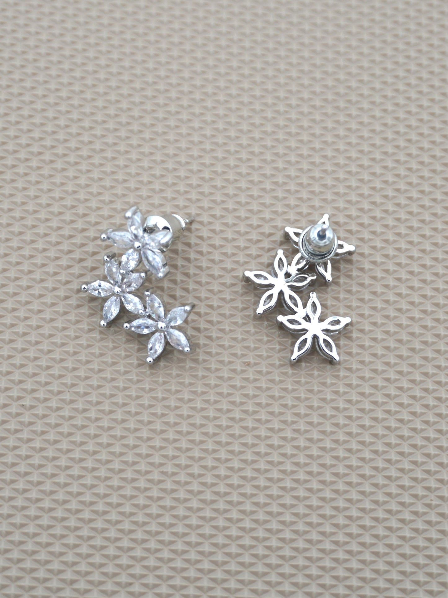 WHITE ATARAH ZIRCONIA STUDS