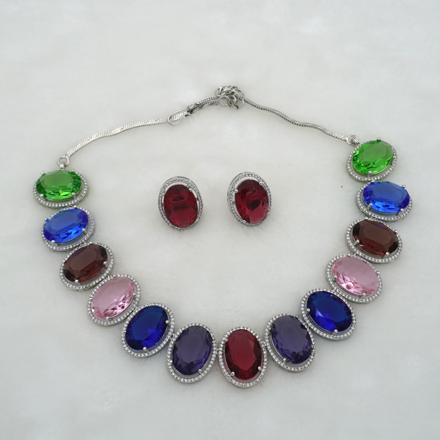 MULTICOLOR HELENA NECKLACE SET