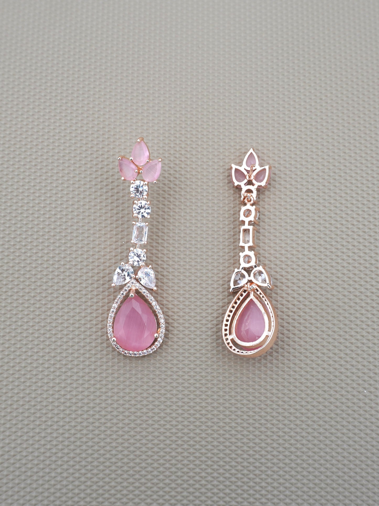 PINK ELLIE ZIRCONIA EARRINGS