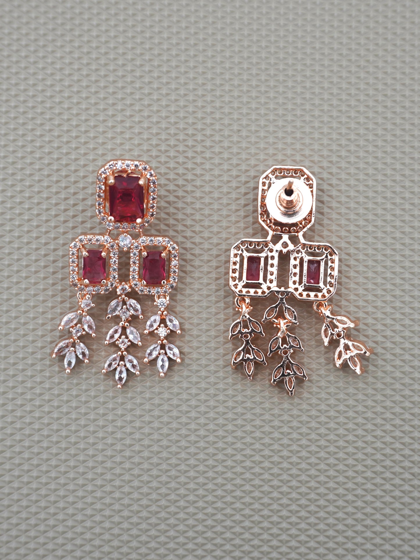 RUBY QUINN ZIRCONIA EARRINGS