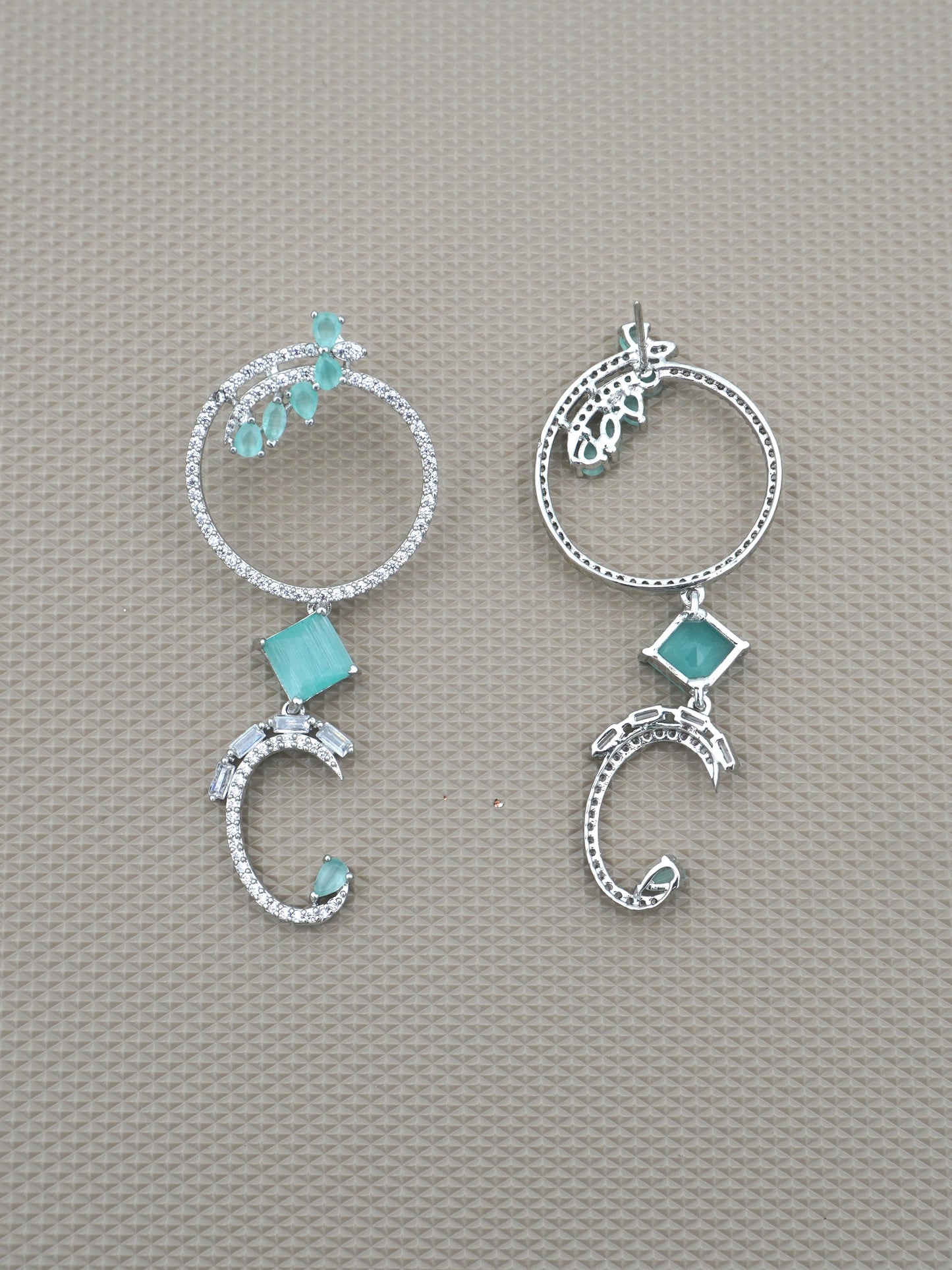 MINT ZURI ZIRCONIA EARRINGS