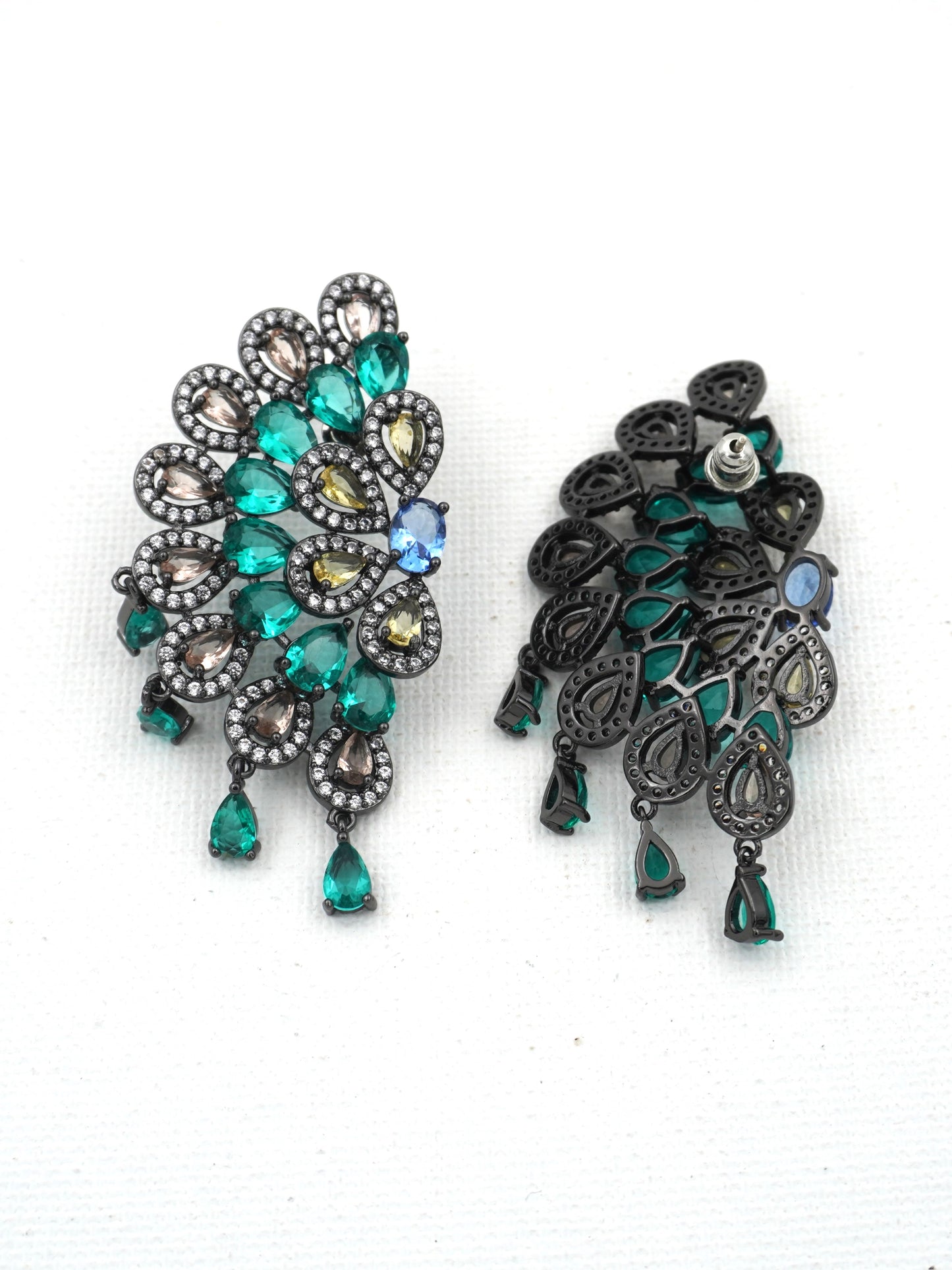 MULTICOLOR GRETA ZIRCONIA EARRINGS