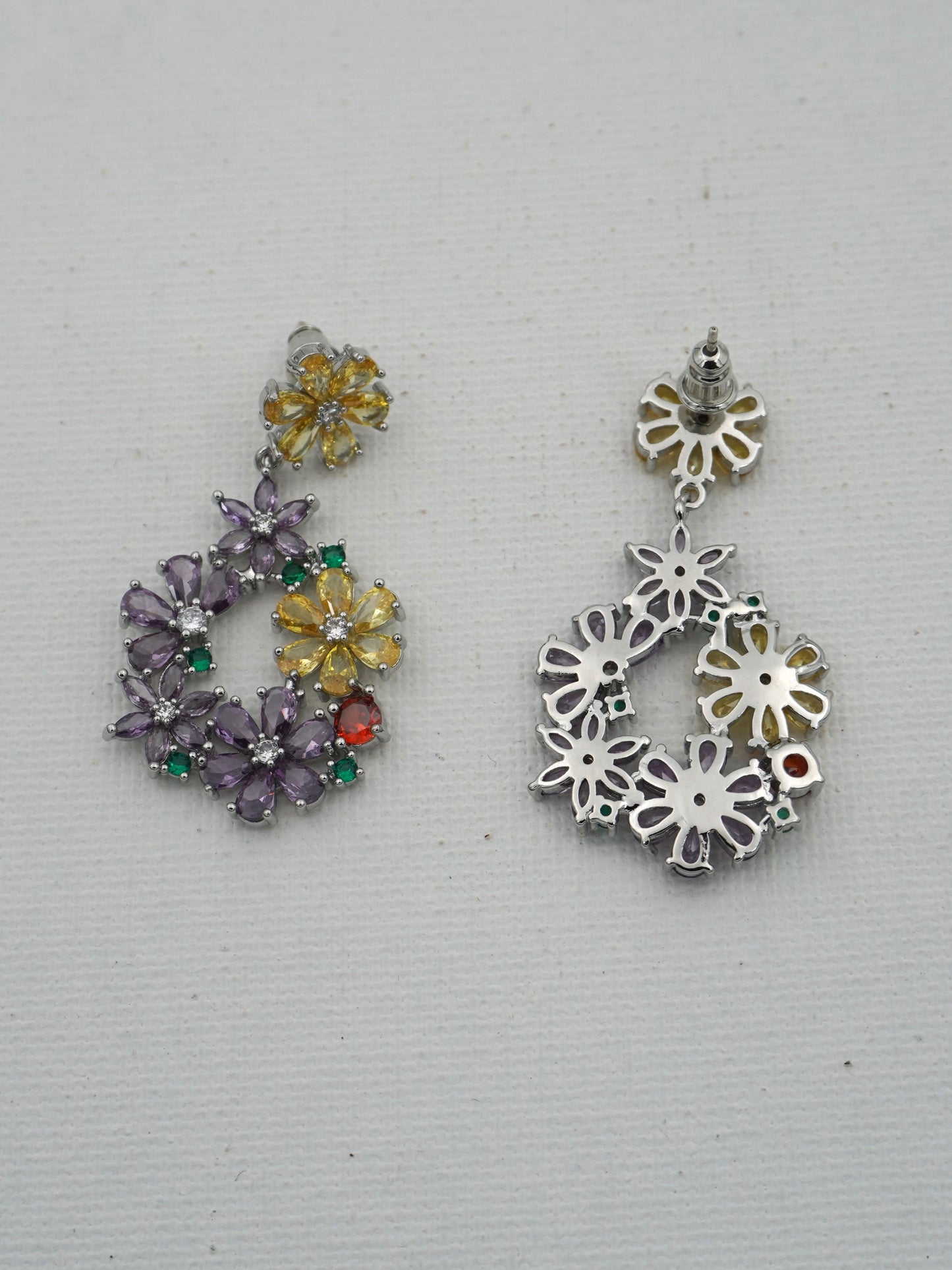 MULTICOLOR CHERIE ZIRCONIA EARRINGS