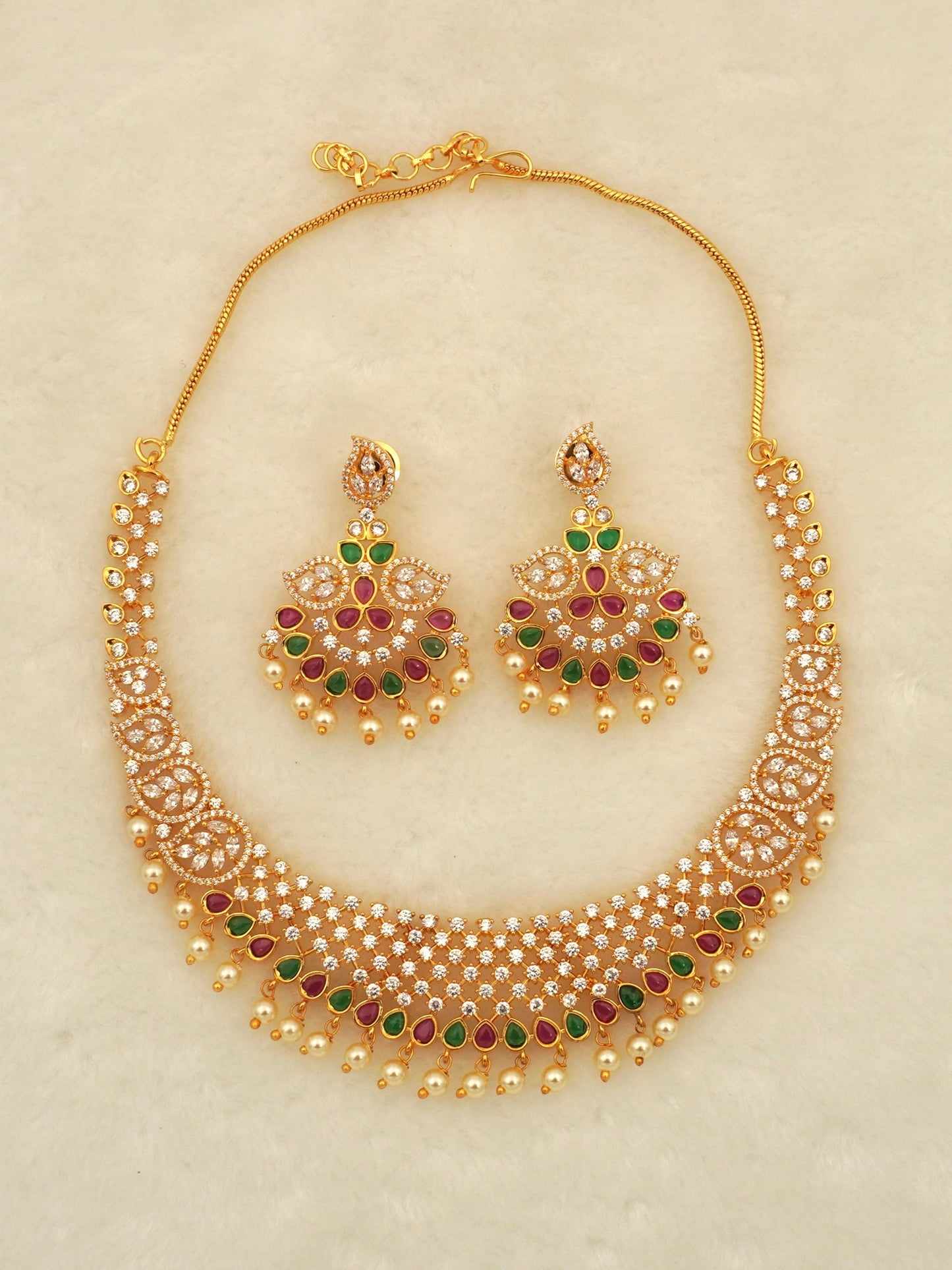 MULTICOLOR RENUKA NECKLACE SET