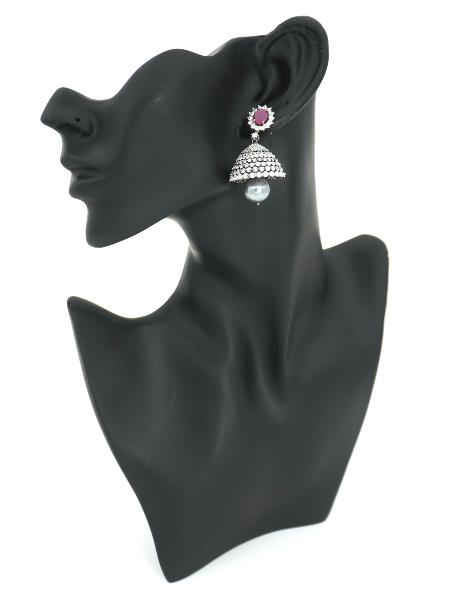 RUBY AVNI ZIRCONIA JHUMKIS