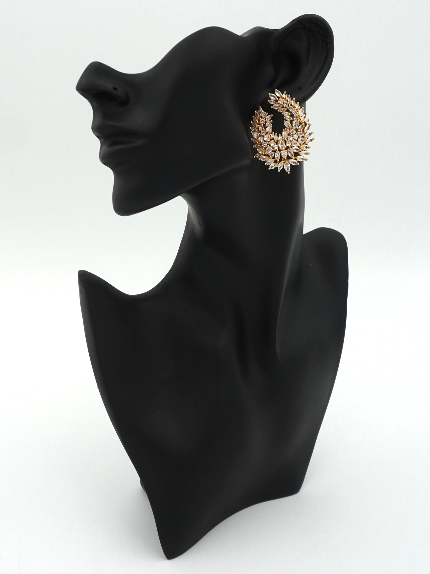 GOLD KIARA ZIRCONIA EARRINGS