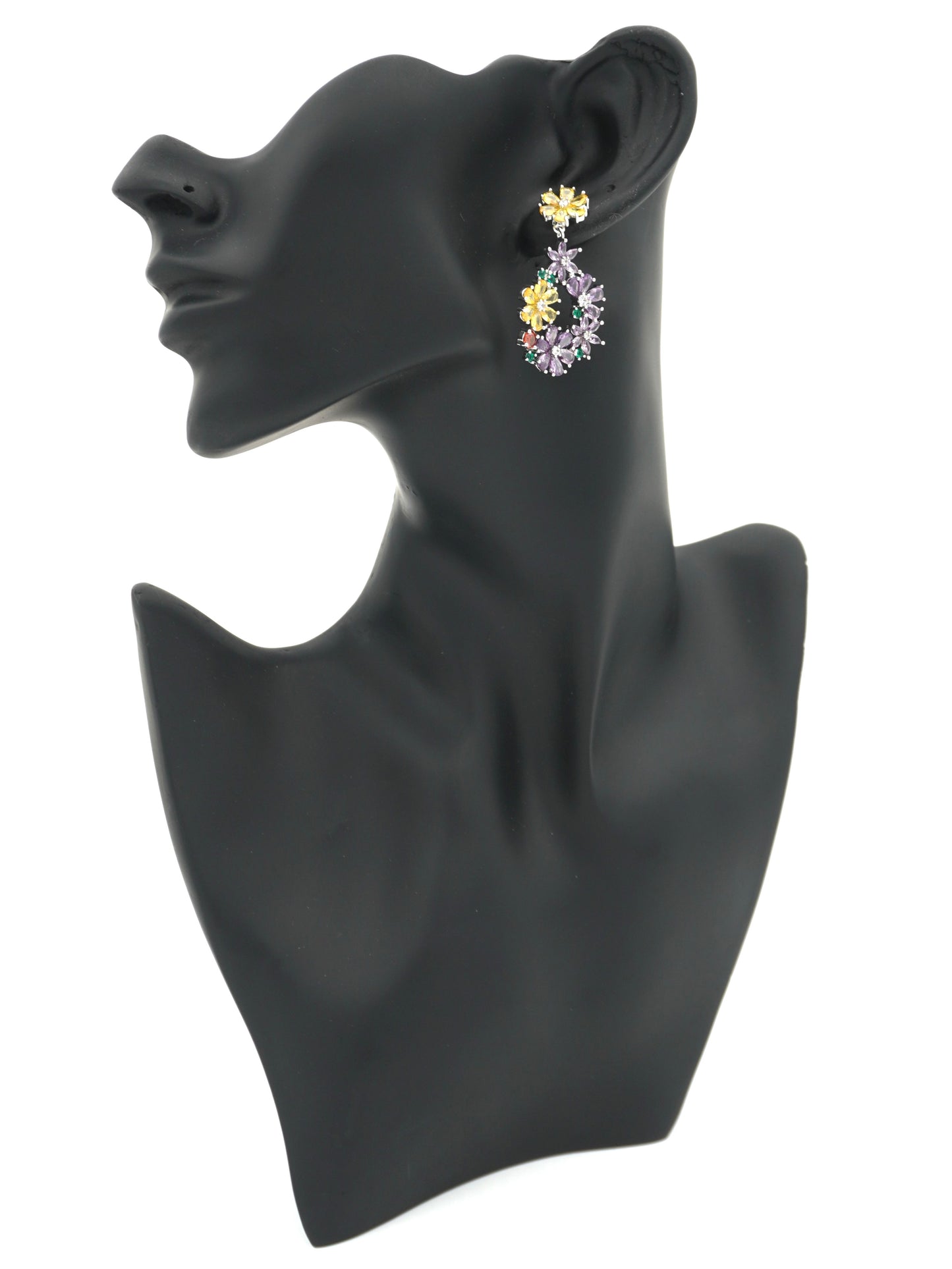 MULTICOLOR CHERIE ZIRCONIA EARRINGS