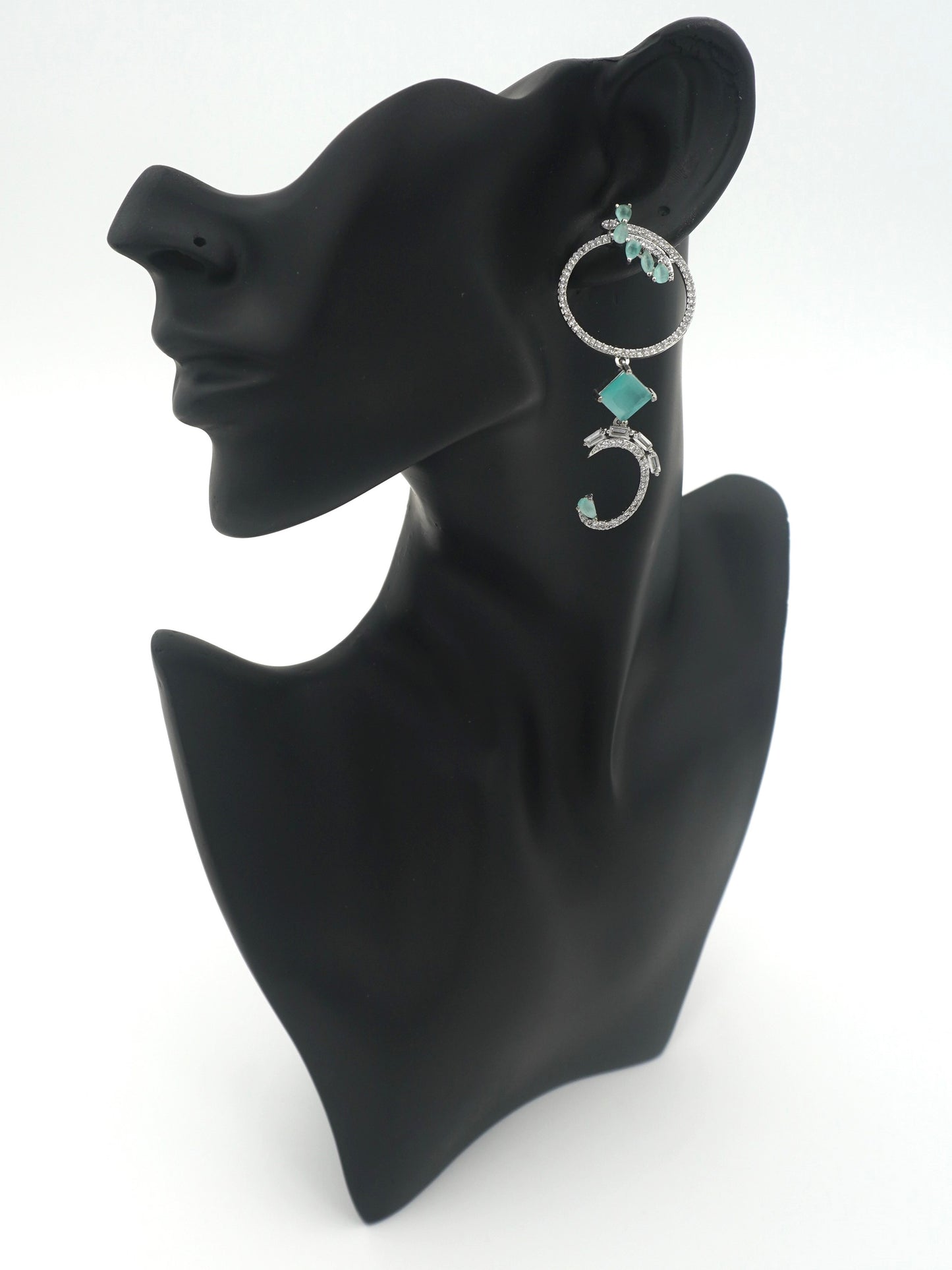 MINT ZURI ZIRCONIA EARRINGS