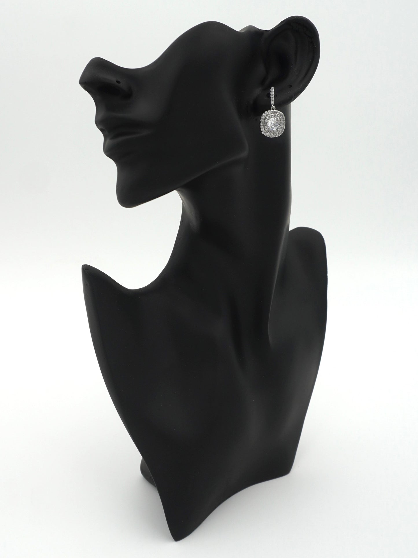 SILVER ARIELA ZIRCONIA EARRINGS