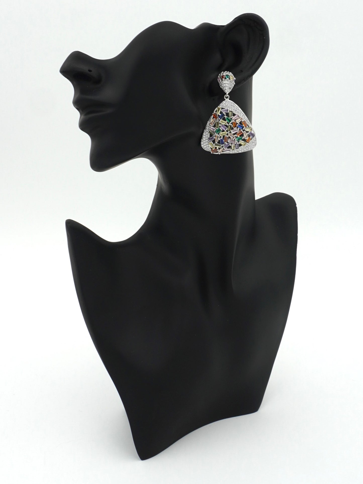 MULTICOLOR ALTHEA ZIRCONIA EARRINGS