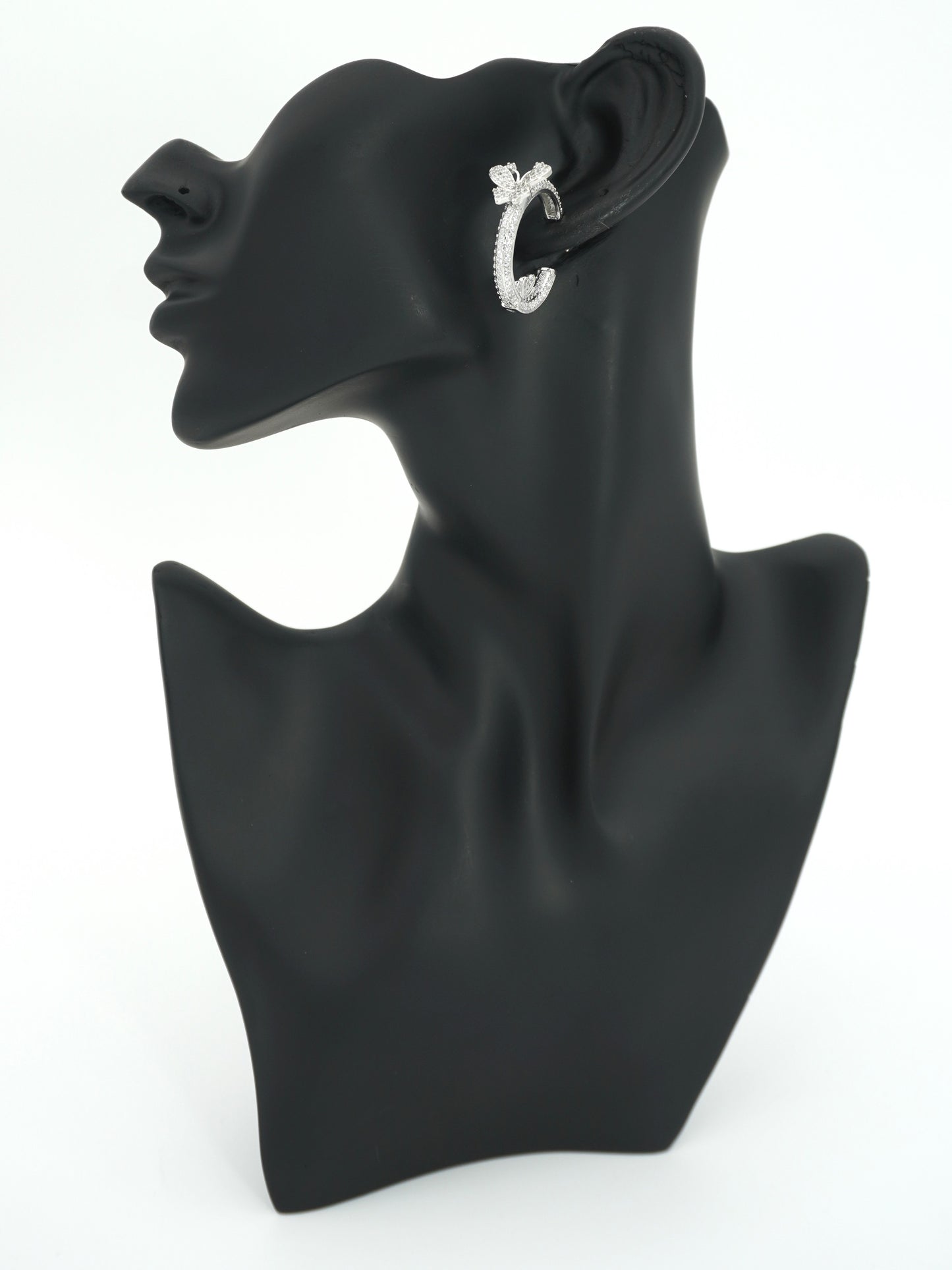 SILVER ELENA ZIRCONIA EARRINGS