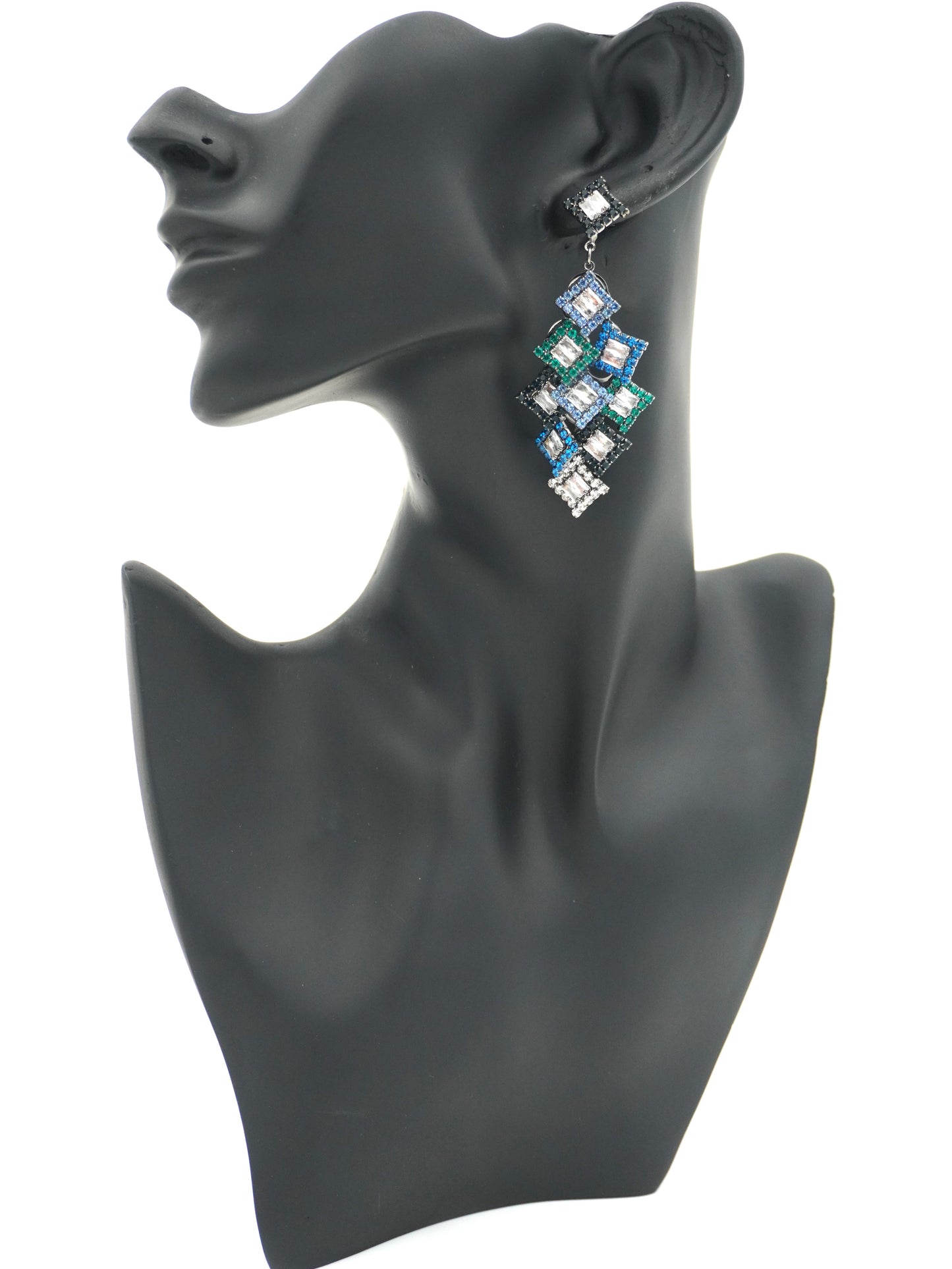 MULTICOLOR BLAIR ZIRCONIA EARRINGS