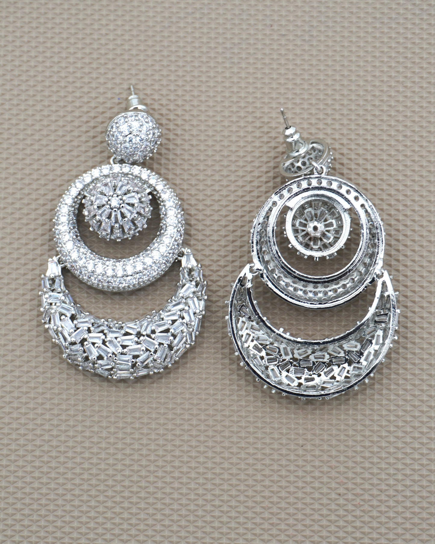 WHITE ANAYAH ZIRCONIA EARRINGS