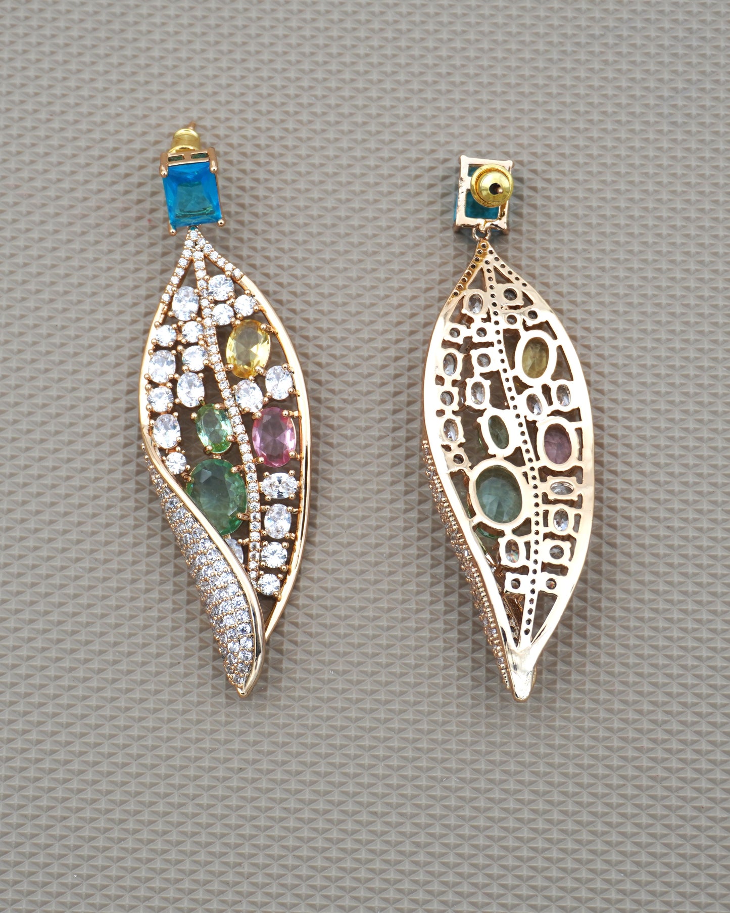 MULTICOLOR BELLONA ZIRCONIA EARRINGS