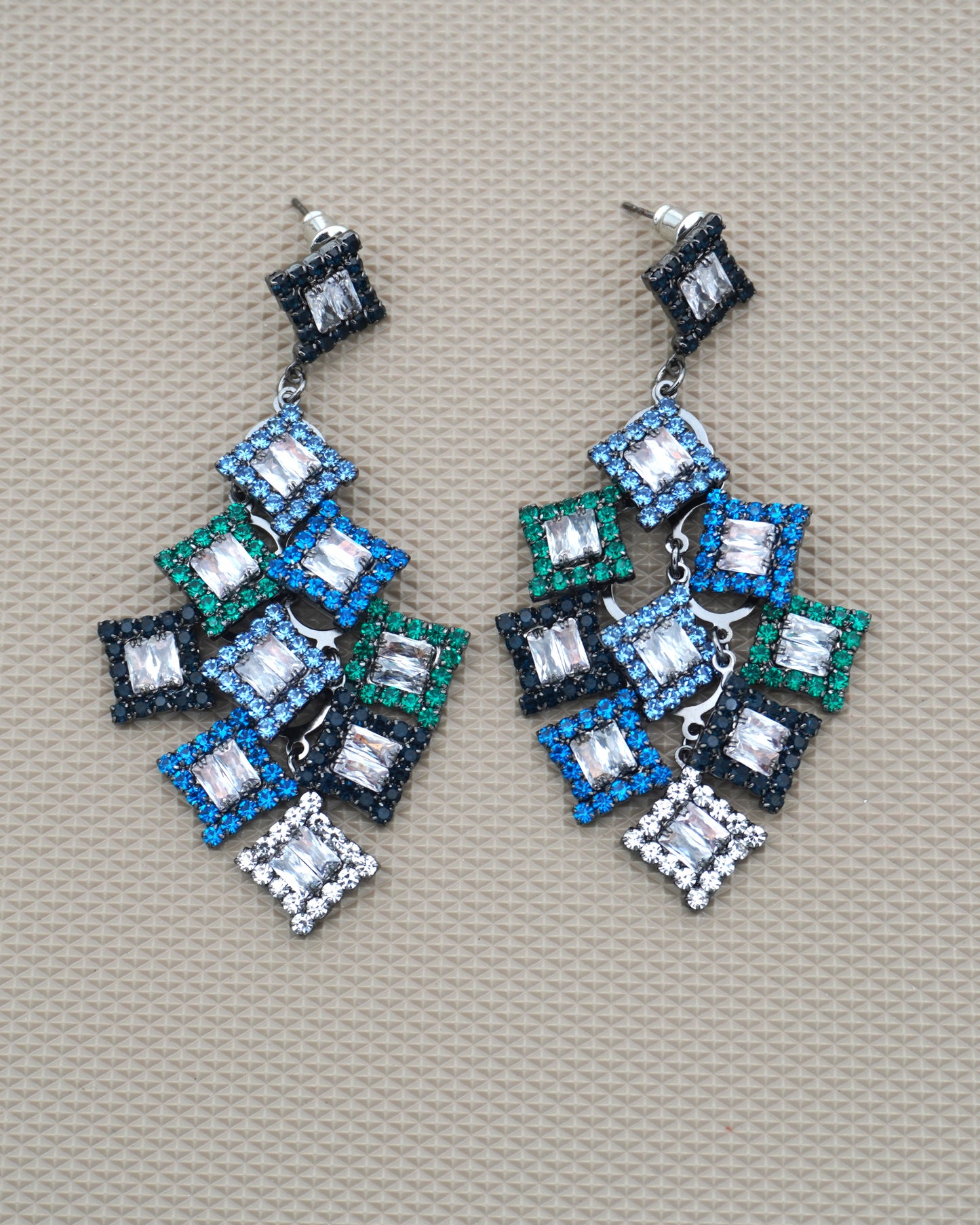 MULTICOLOR BLAIR ZIRCONIA EARRINGS