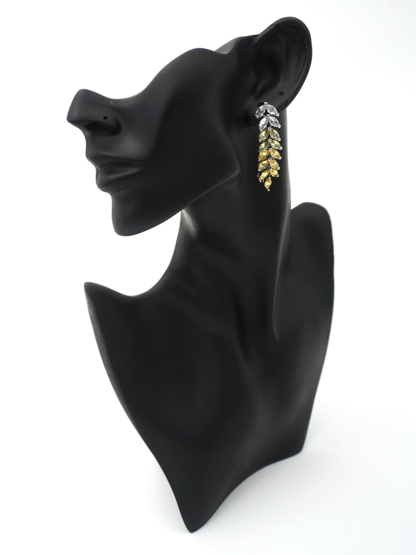YELLOW KATIE ZIRCONIA EARRINGS