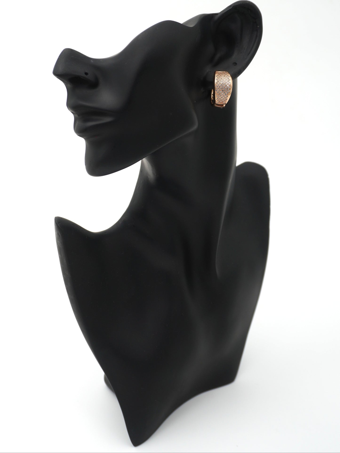 ROSEGOLD JOELLE ZIRCONIA EARRINGS