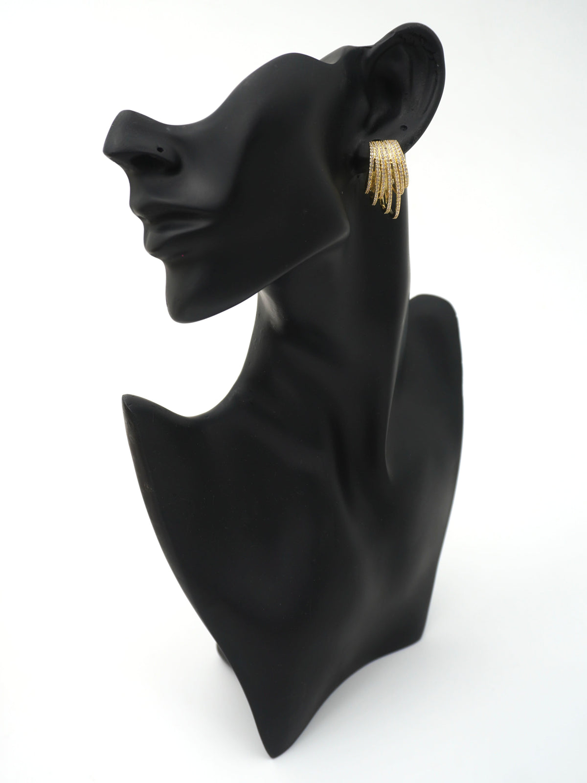 GOLD XENA ZIRCONIA EARRINGS