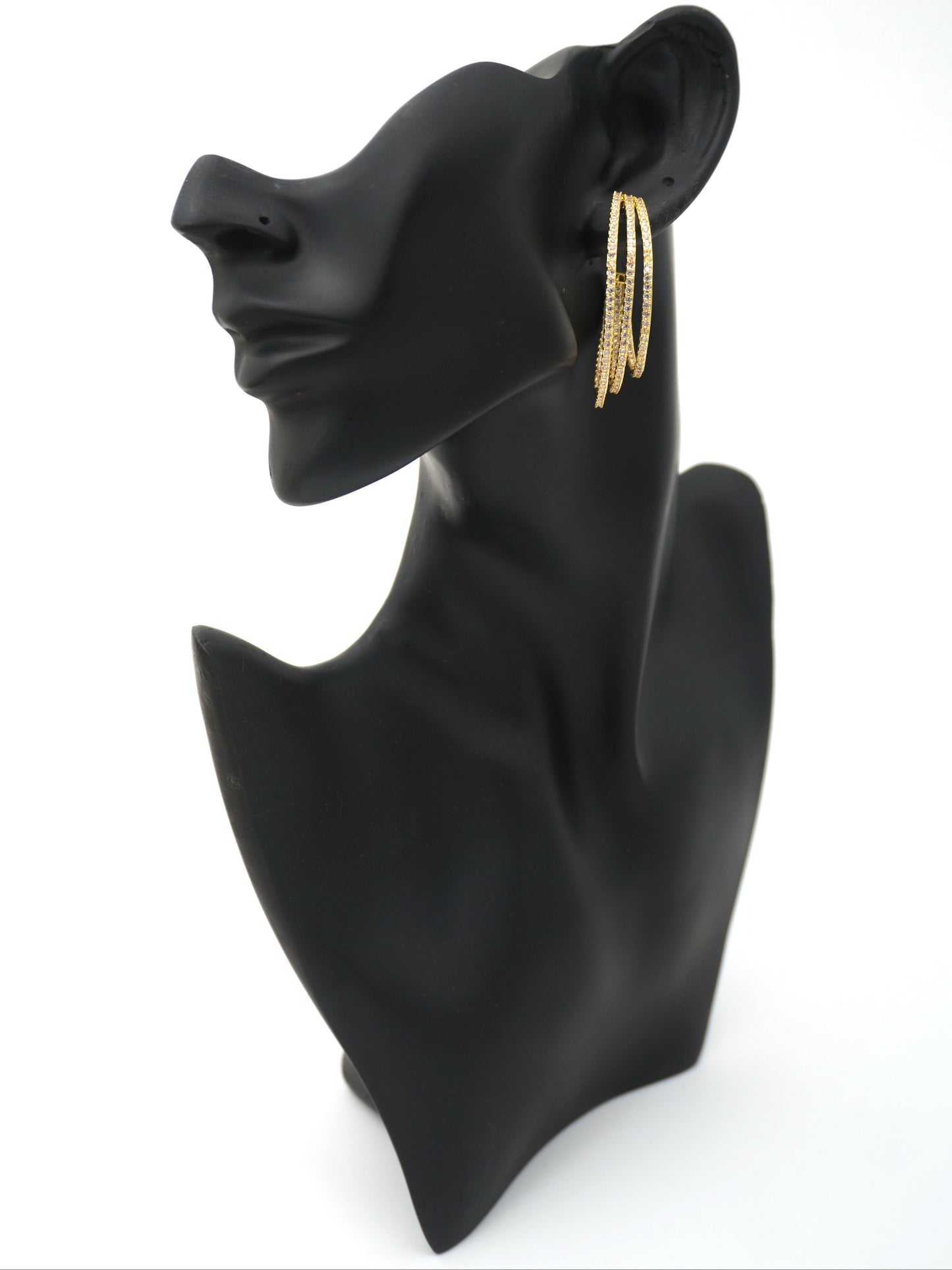 GOLD LYLA ZIRCONIA EARRINGS