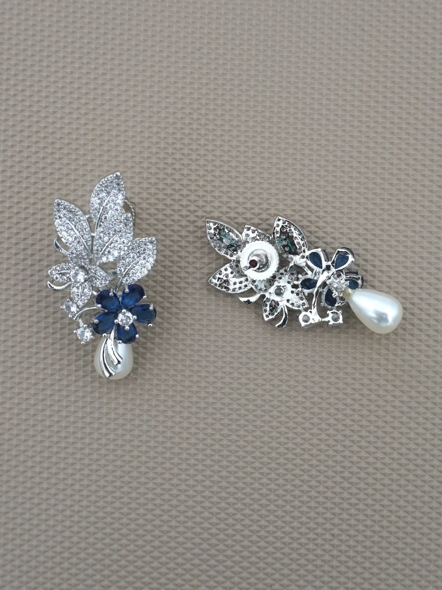 BLUE JADE ZIRCONIA STUDS - Jewels of Iva