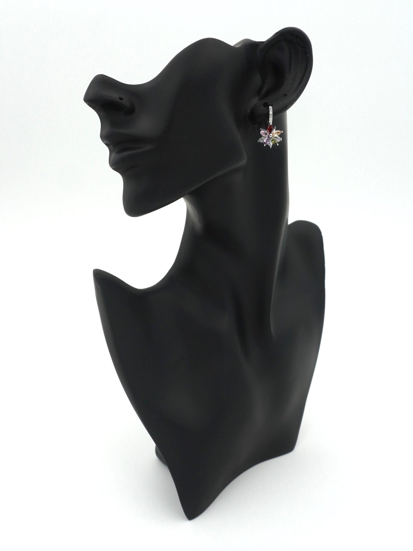 MULTICOLOR AUBRY ZIRCONIA EARRINGS - Jewels of Iva