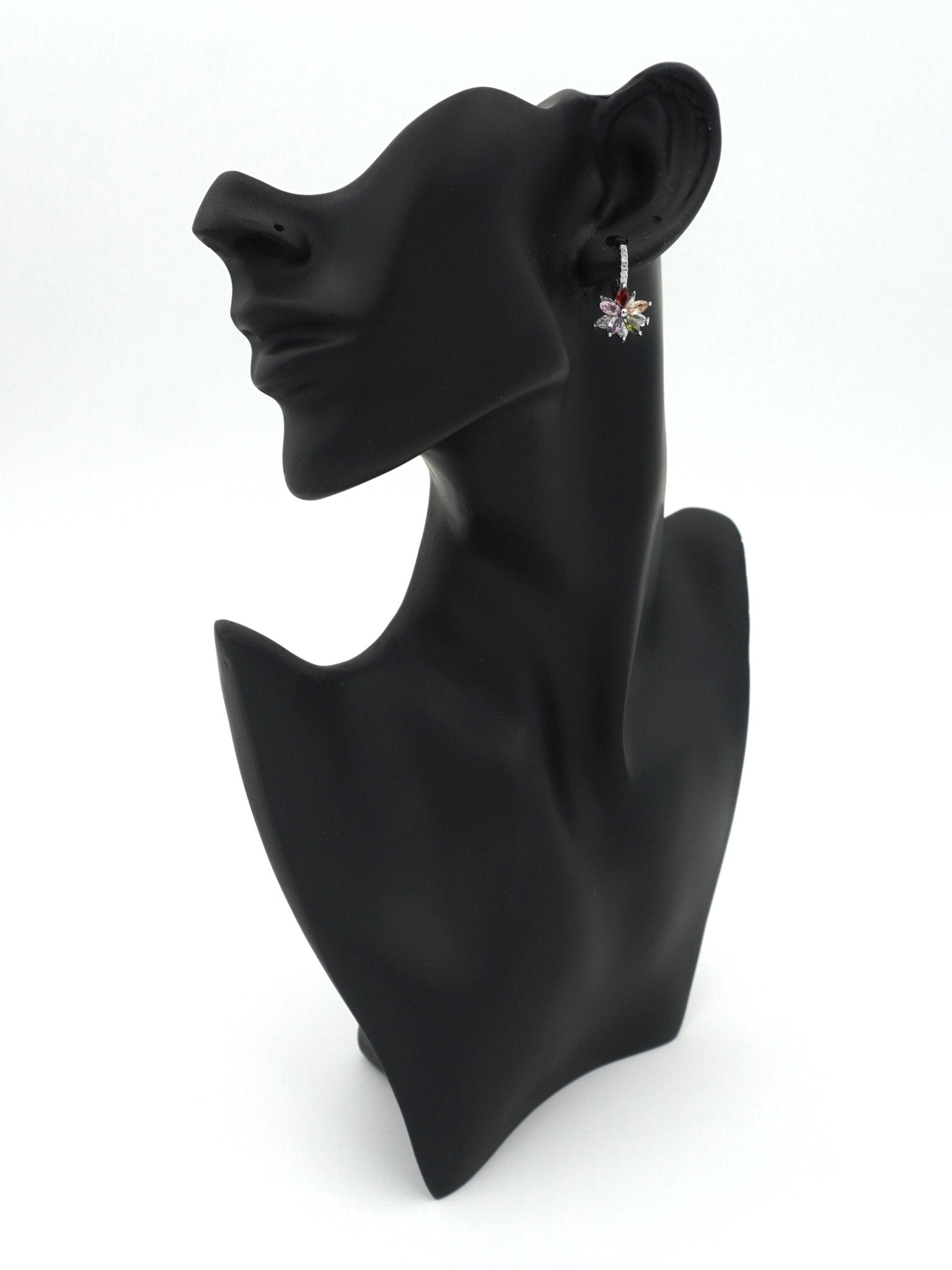 MULTICOLOR AUBRY ZIRCONIA EARRINGS - Jewels of Iva