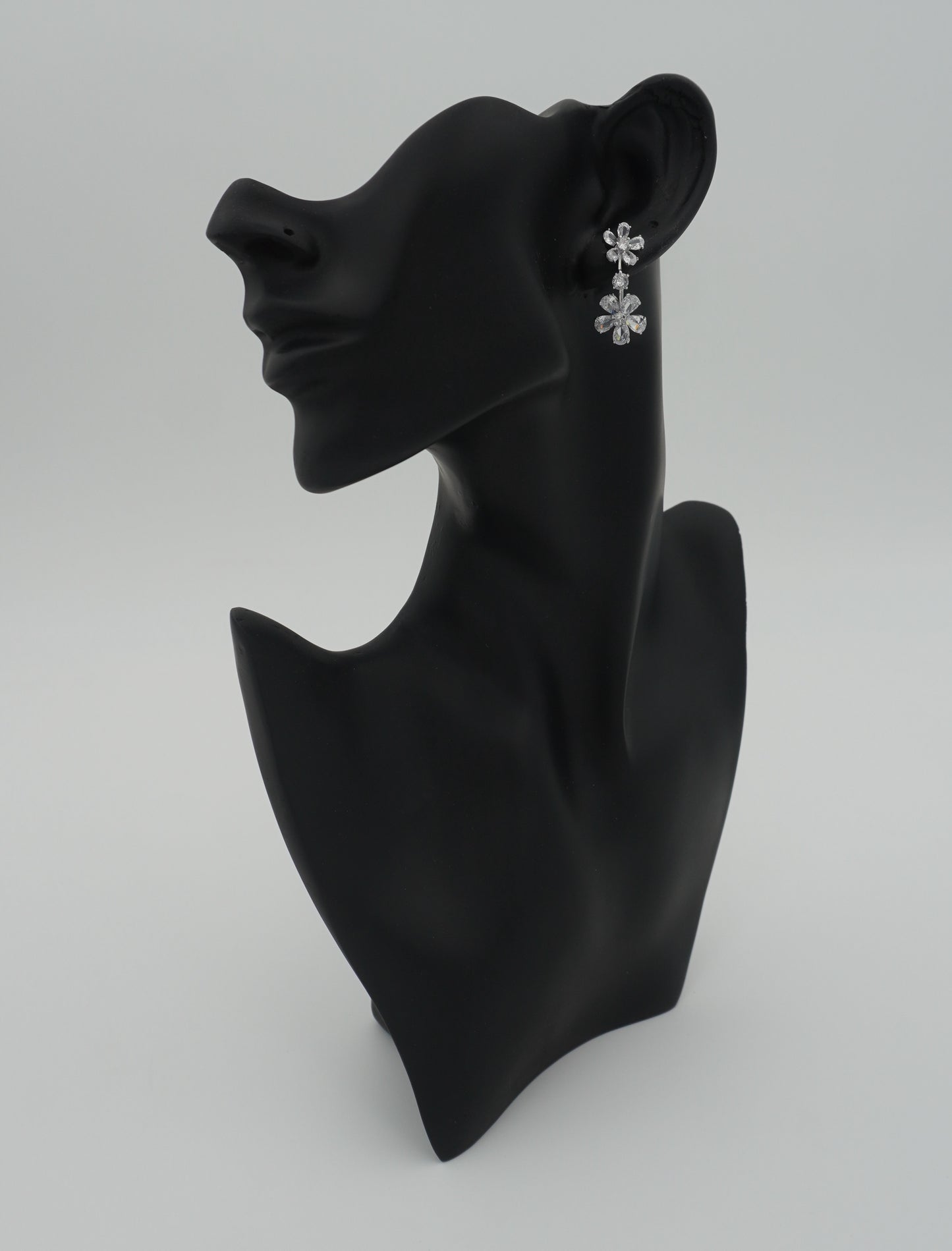 SILVER CIARA ZIRCONIA EARRINGS