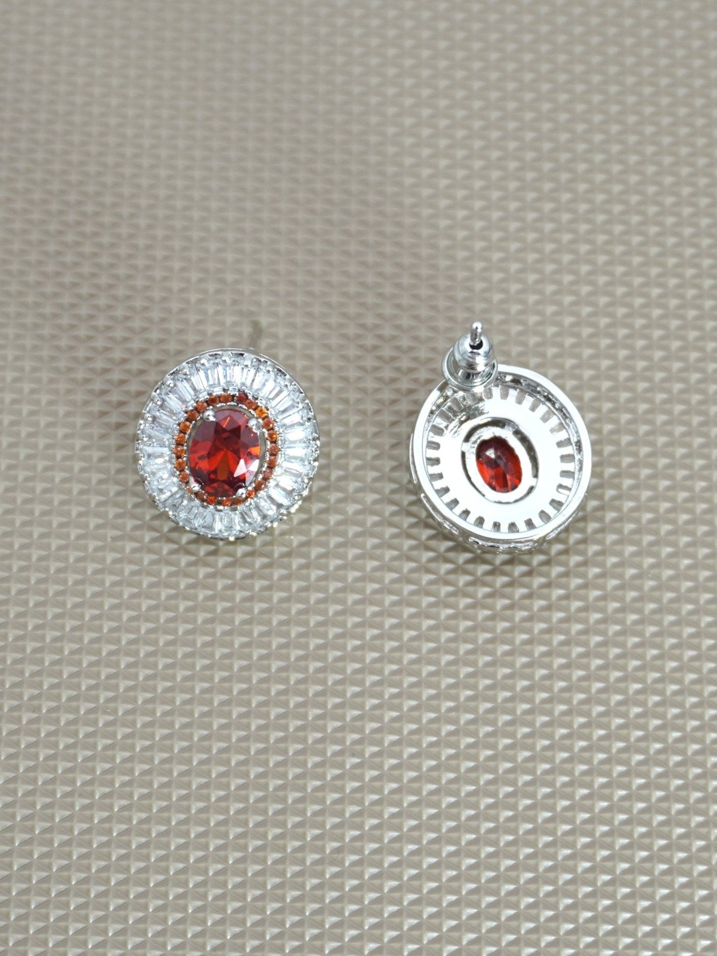 ORANGE ANOUK ZIRCONIA STUDS - Jewels of Iva