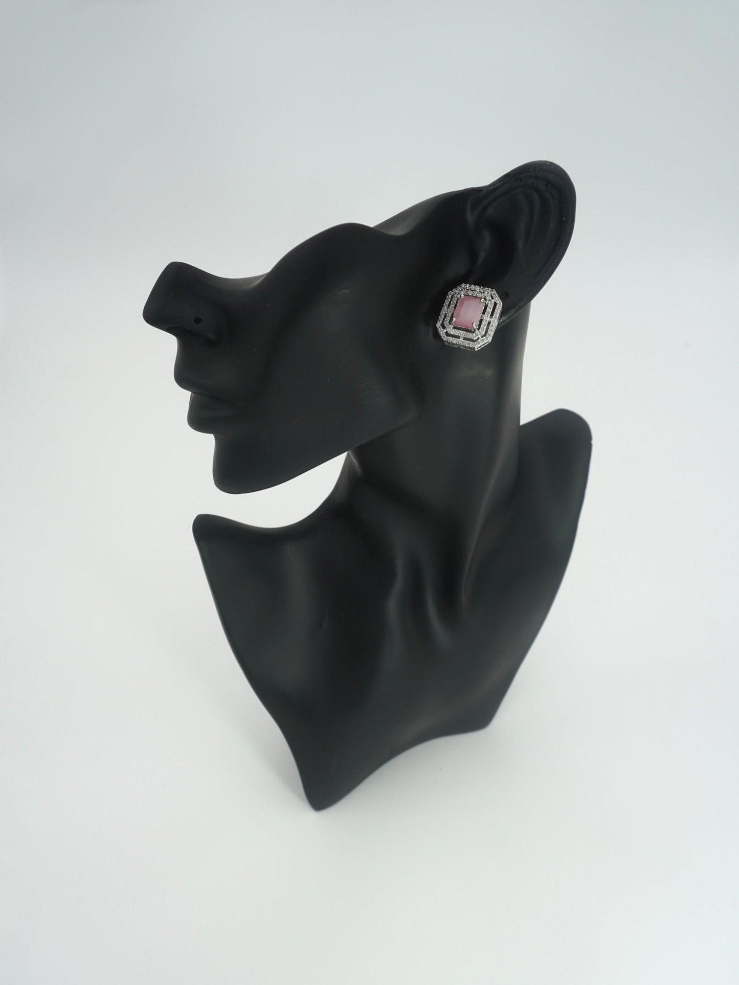 PINK NAYA ZIRCONIA STUDS - Jewels of Iva