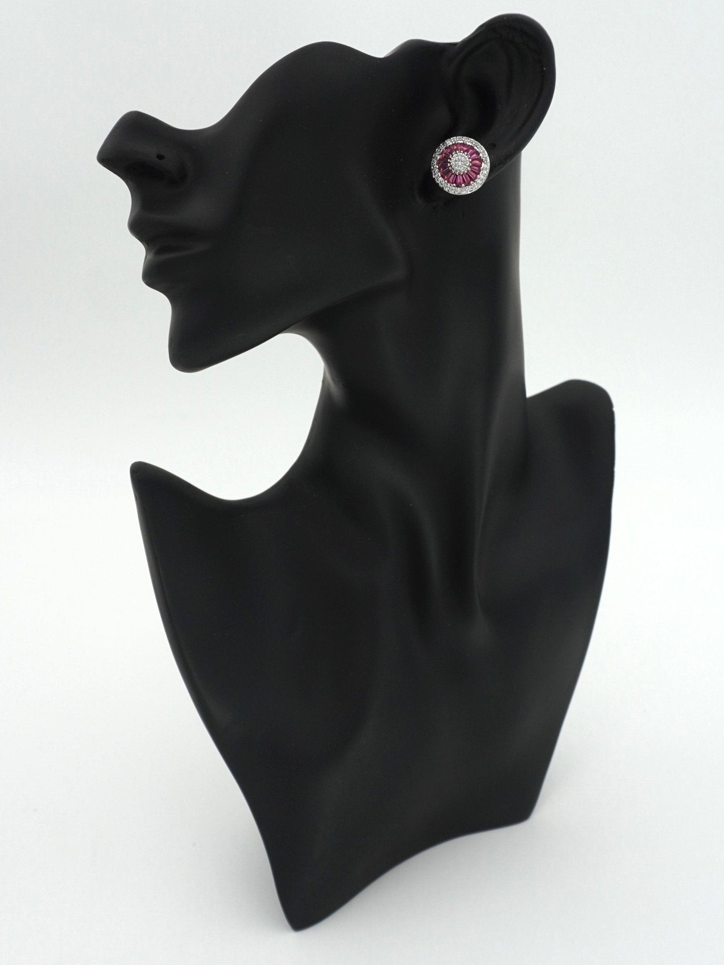 RUBY ABBEY ZIRCONIA STUDS - Jewels of Iva