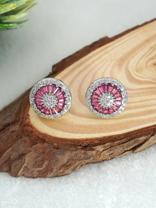 RUBY ABBEY ZIRCONIA STUDS - Jewels of Iva