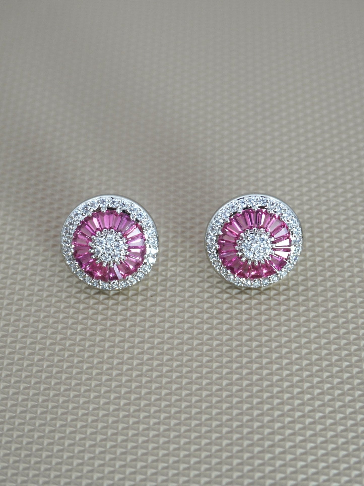 RUBY ABBEY ZIRCONIA STUDS - Jewels of Iva
