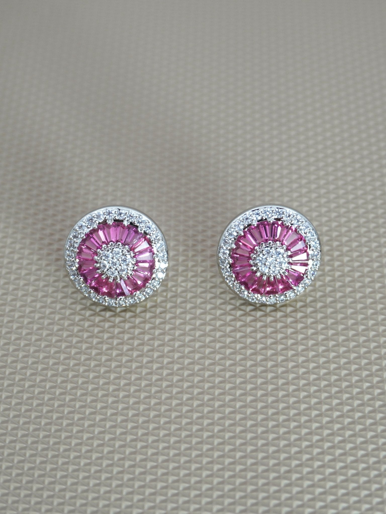 RUBY ABBEY ZIRCONIA STUDS - Jewels of Iva