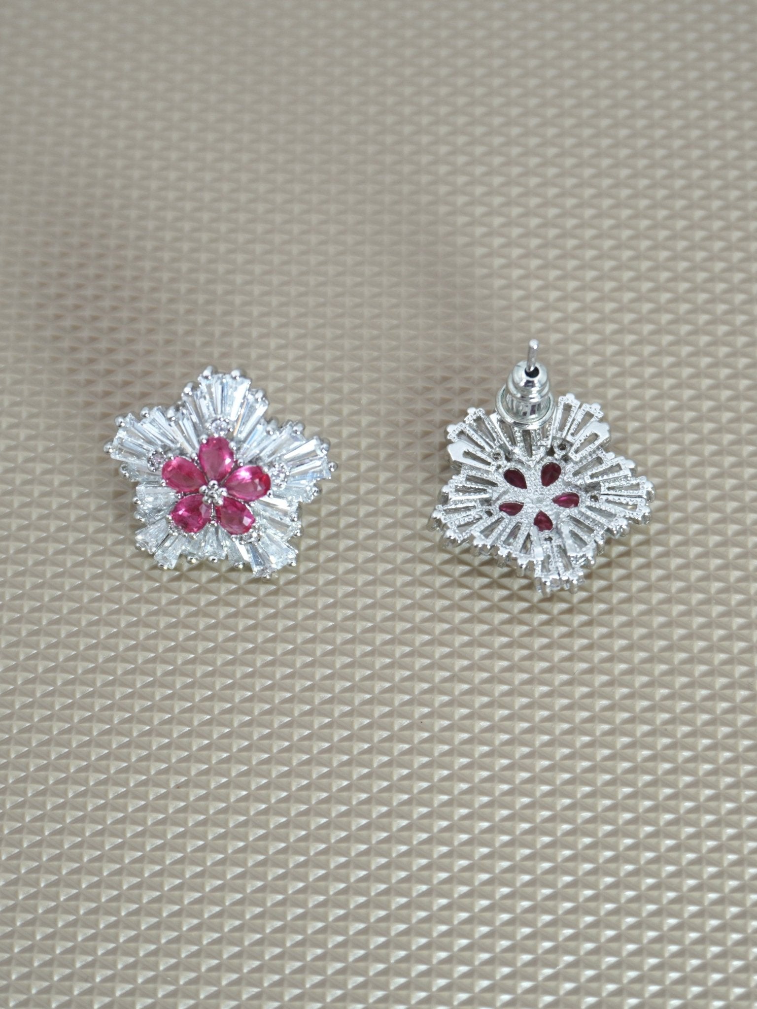 RUBY ALICE ZIRCONIA STUDS - Jewels of Iva