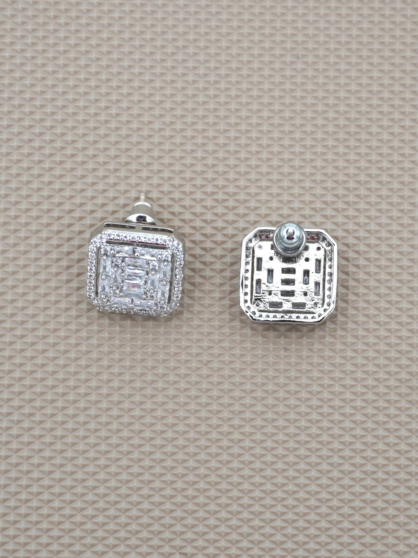 SILVER AVRIL ZIRCONIA STUDS - Jewels of Iva