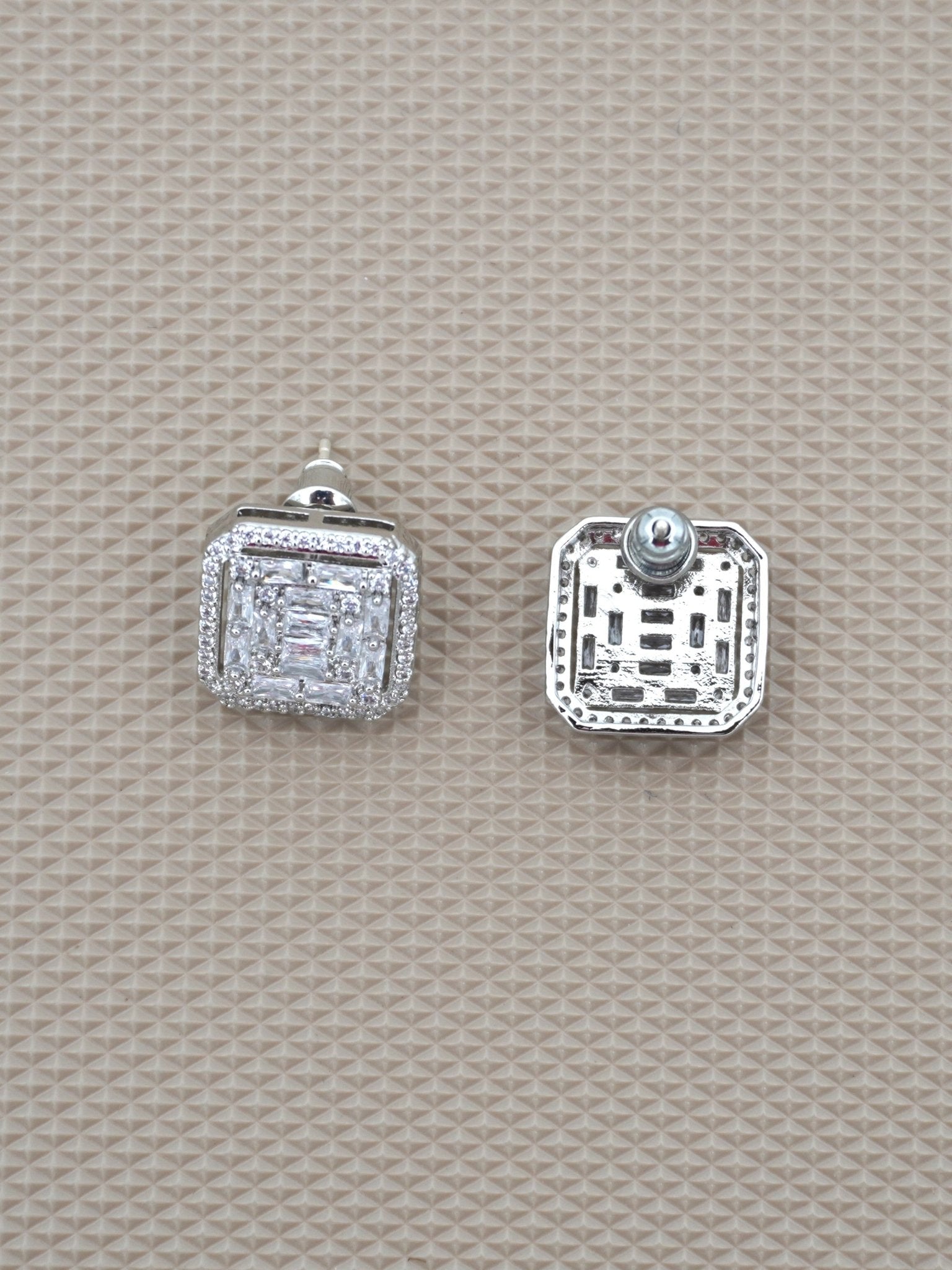 SILVER AVRIL ZIRCONIA STUDS - Jewels of Iva