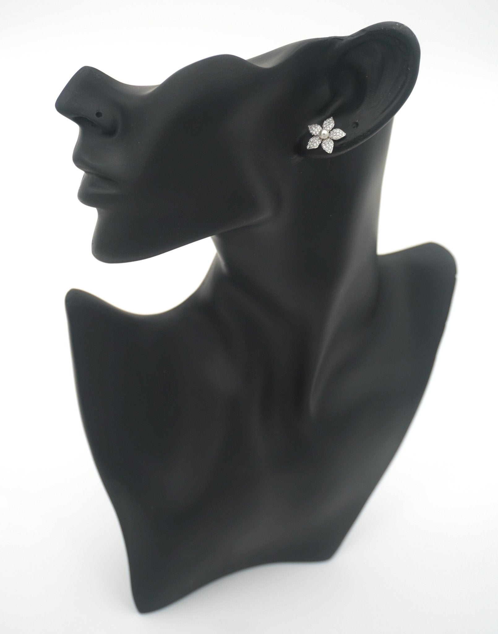 SILVER ELISA ZIRCONIA STUDS - Jewels of Iva