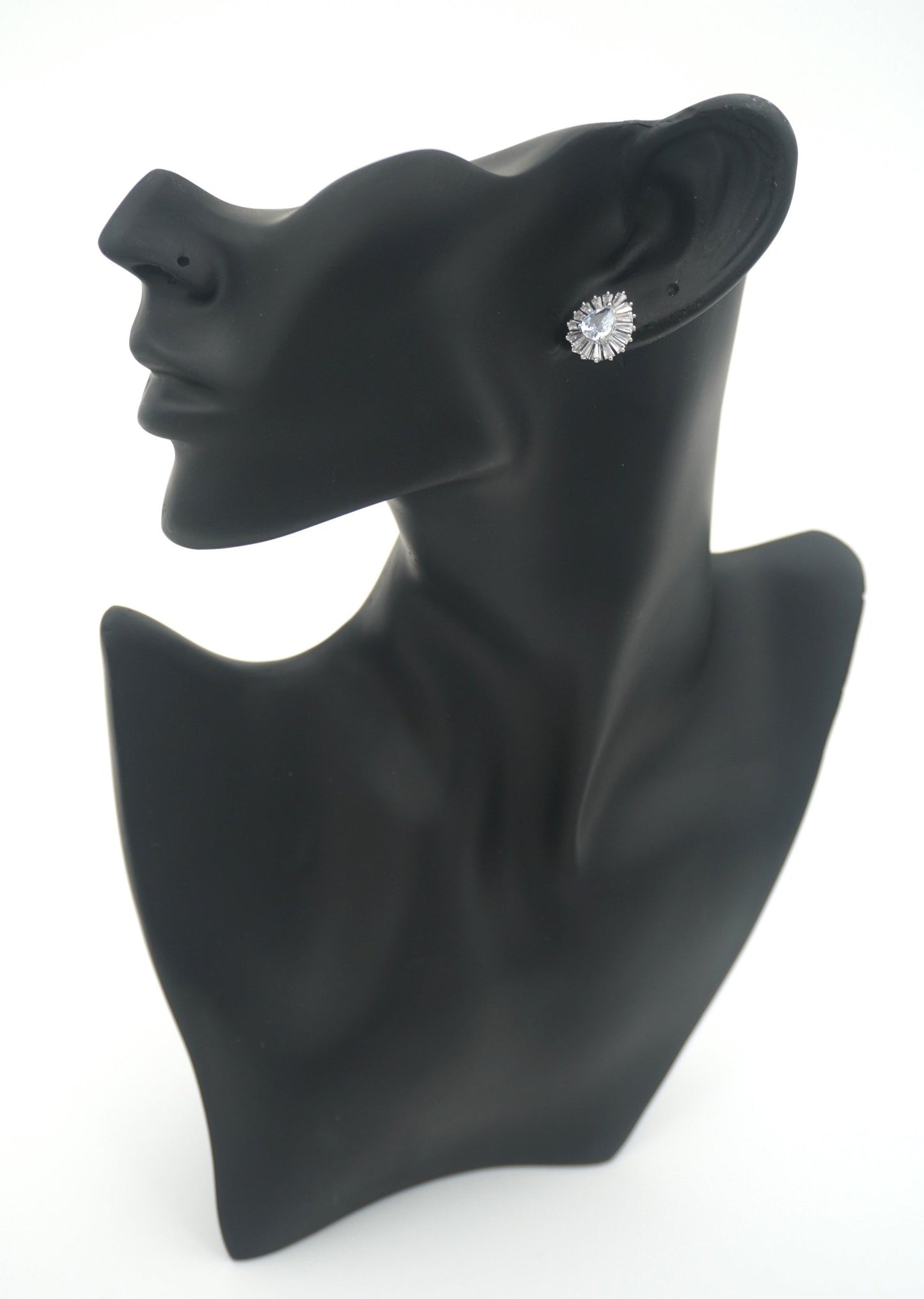 SILVER EULIA ZIRCONIA STUDS - Jewels of Iva