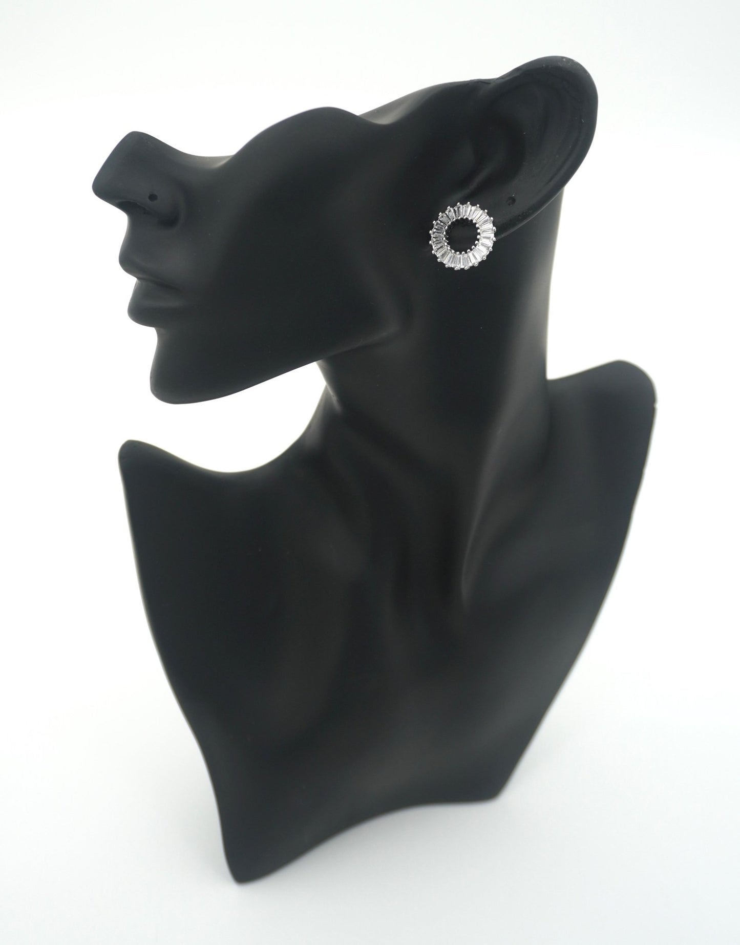 SILVER RILEY ZIRCONIA STUDS - Jewels of Iva
