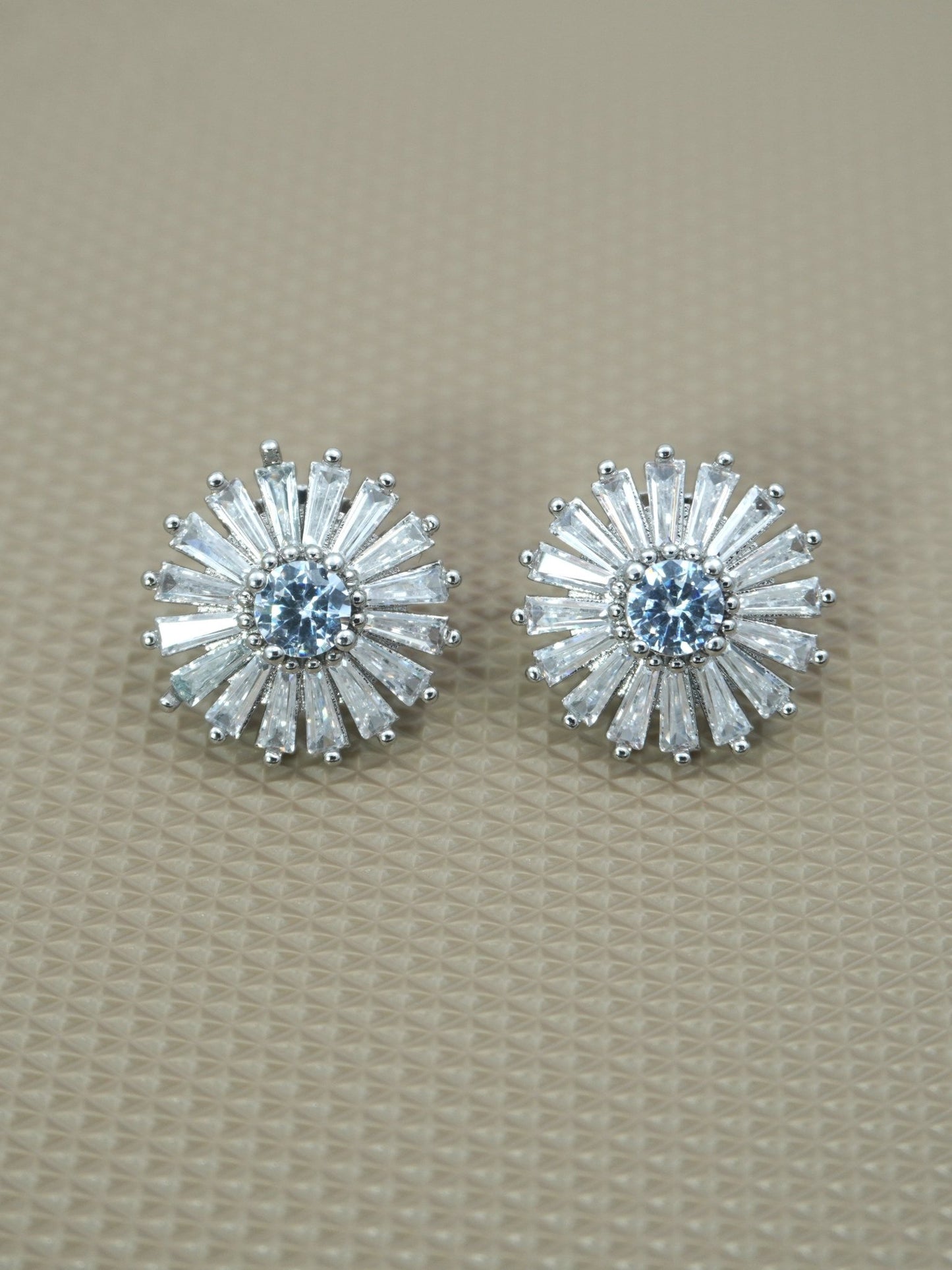 SILVER ZOE ZIRCONIA STUDS - Jewels of Iva