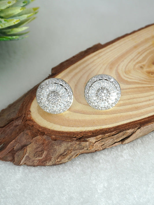 WHITE ABBEY ZIRCONIA STUDS - Jewels of Iva